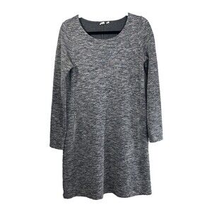 Gap Dye Space Gray Long Sleeve Pocket Sweater Dress Women's Size S